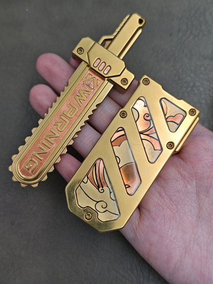 Sky Breaker Stainless Steel Gold Plated Resin-Sealed