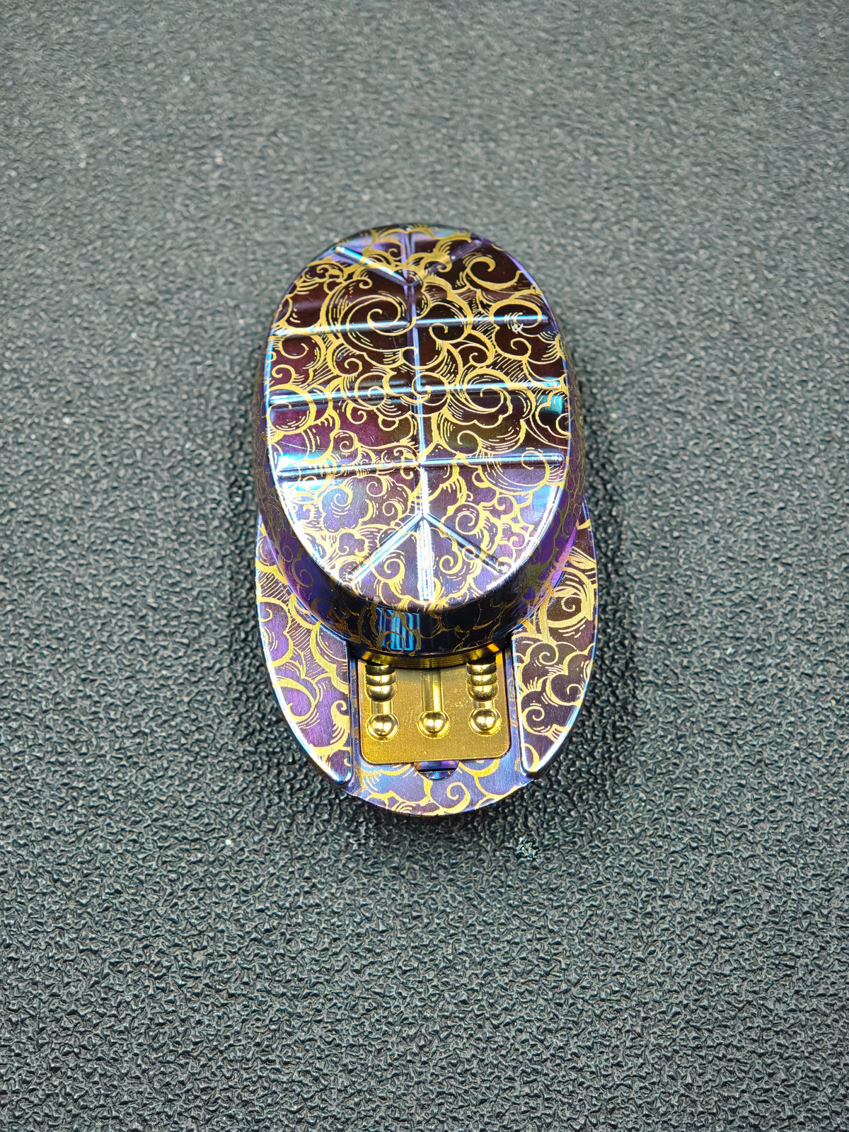 Jingle Beetle Zirconium Engraved