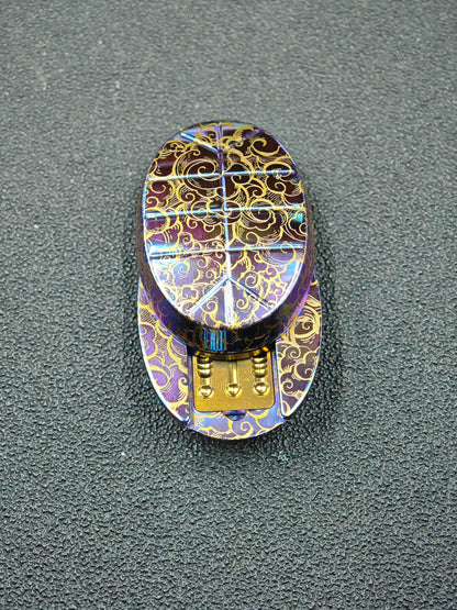 Jingle Beetle Zirconium Engraved