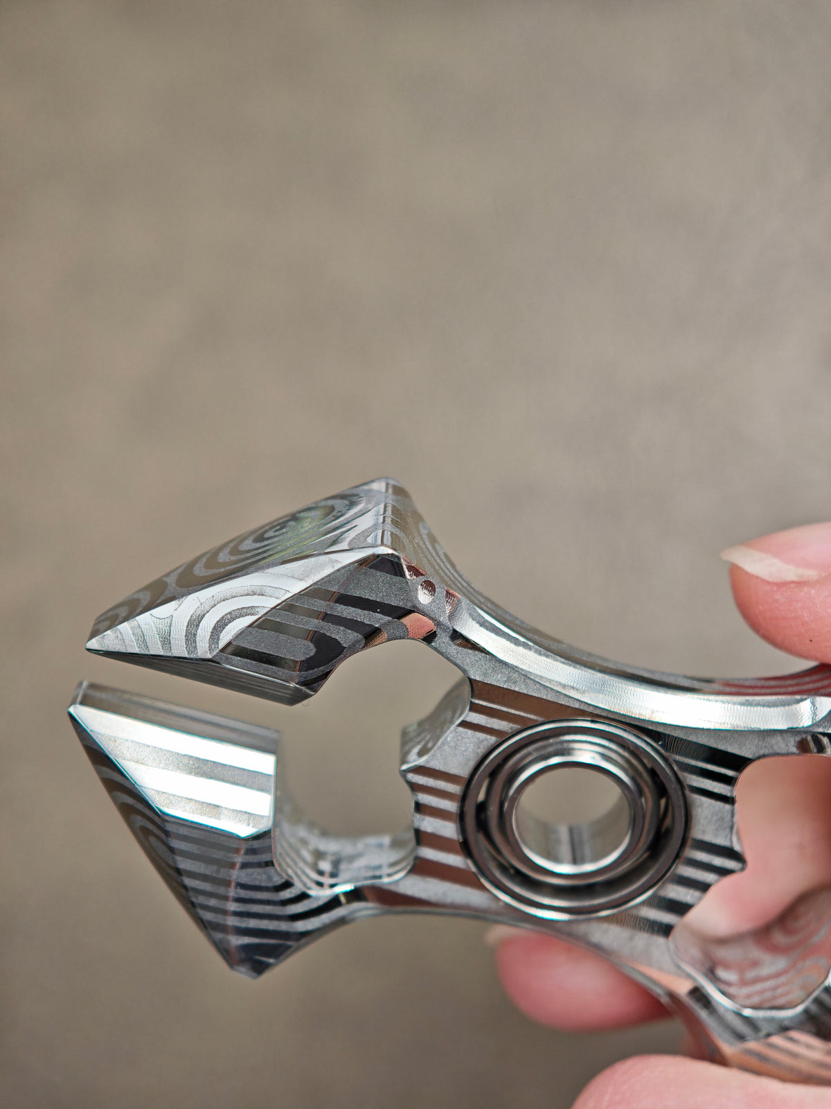 Scorpio Bearing Cap Damasteel