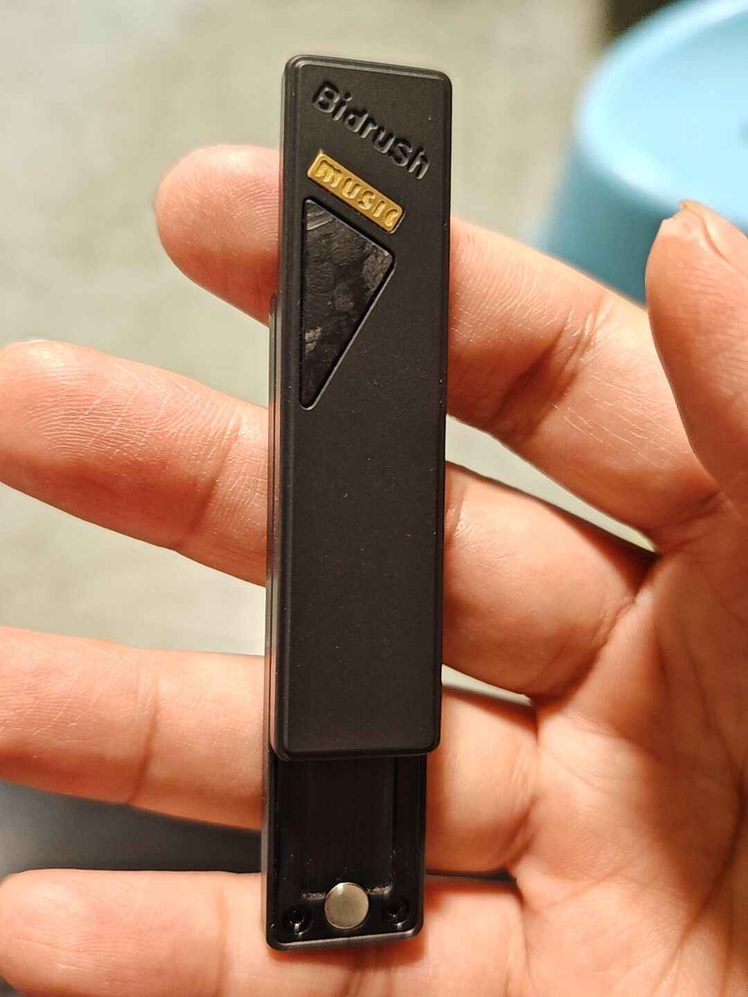 Rhythm Box Purple Gold Inlay Zirconium