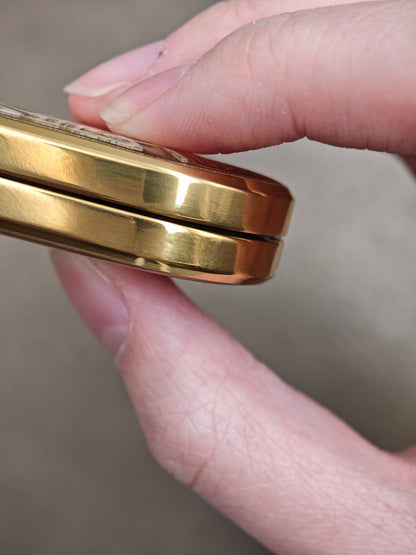 Hero Sword Zirconium Gold Plated Resin-Sealed