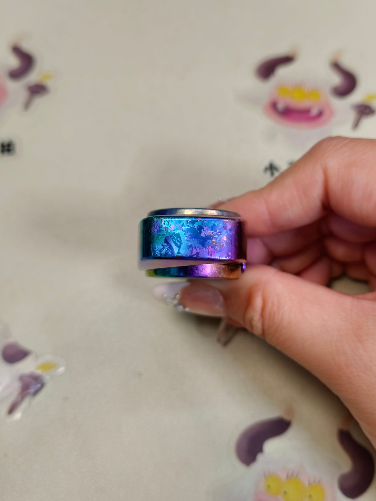 Premium Exquisite Cloud Crystallized Titanium