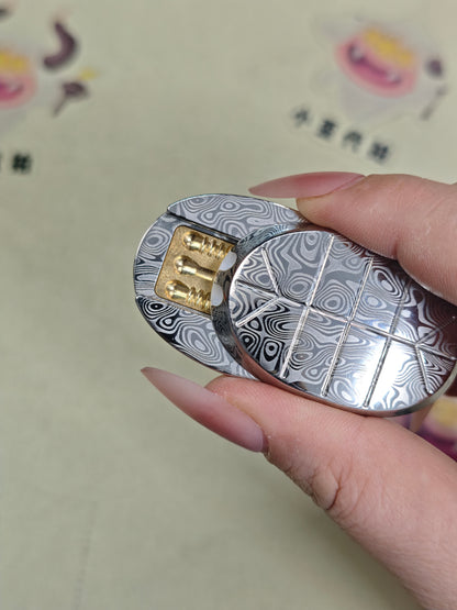 Jingle Beetle Stainless Steel Engraved Polished