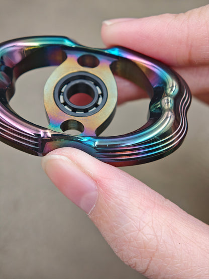 Obsidian Crystalized Zirconium Oil Slick