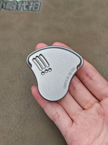 Balled Shell Stainless Steel Stonewashed