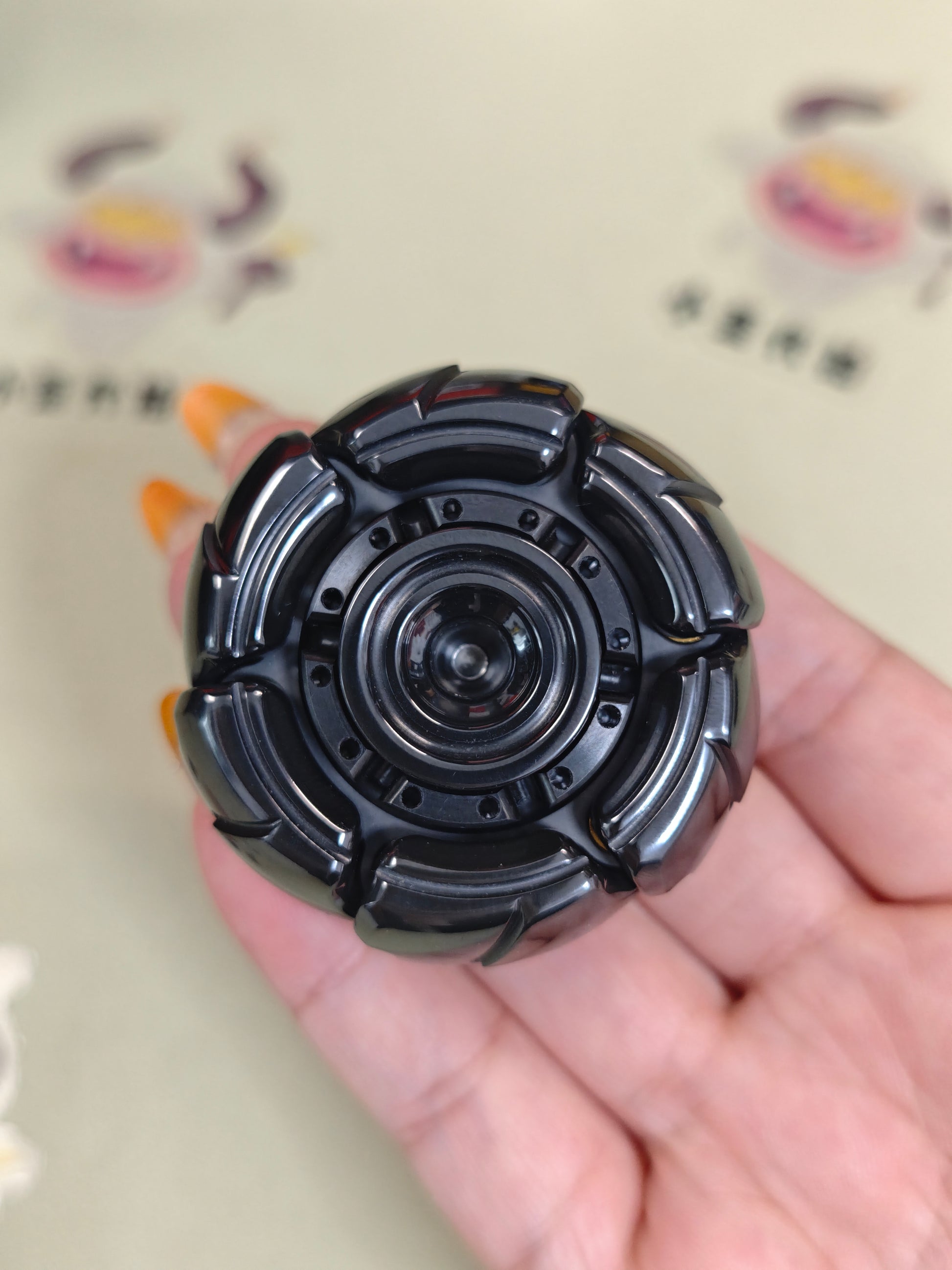 GoBiggeR Pillbug Precision Machined Shell-Opening Metal EDC Fidget Spinner Zirconium Polished