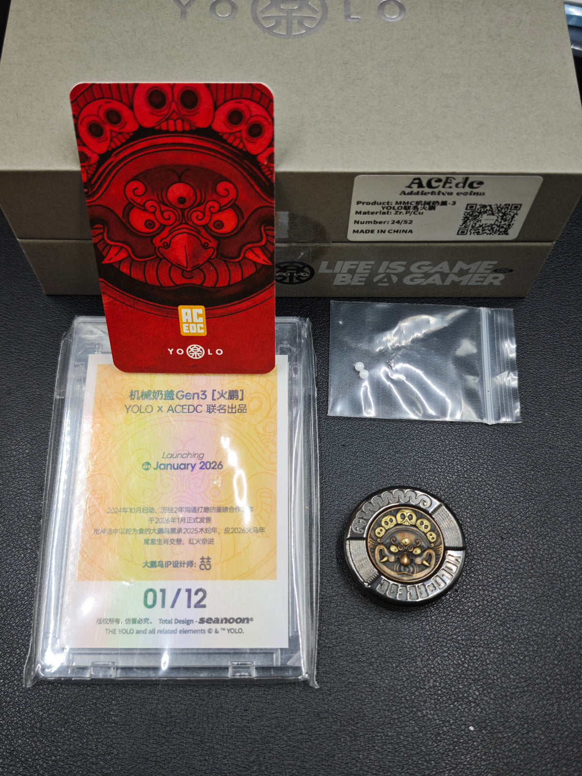 Mecha Milk Cap 3 Fire Peng Zirconium