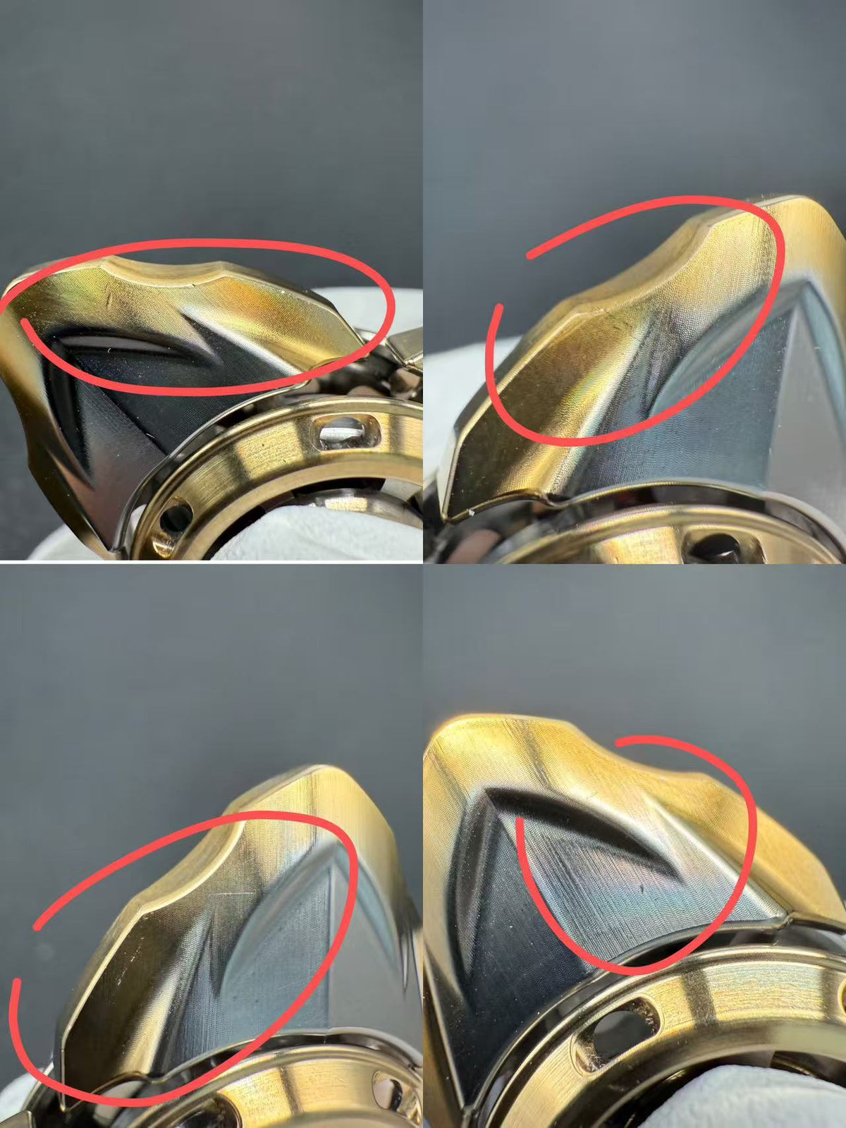 Dragon Pearl Stainless Steel Gold Plated Machine Finished