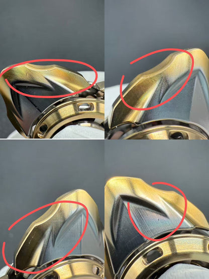 Dragon Pearl Stainless Steel Gold Plated Machine Finished