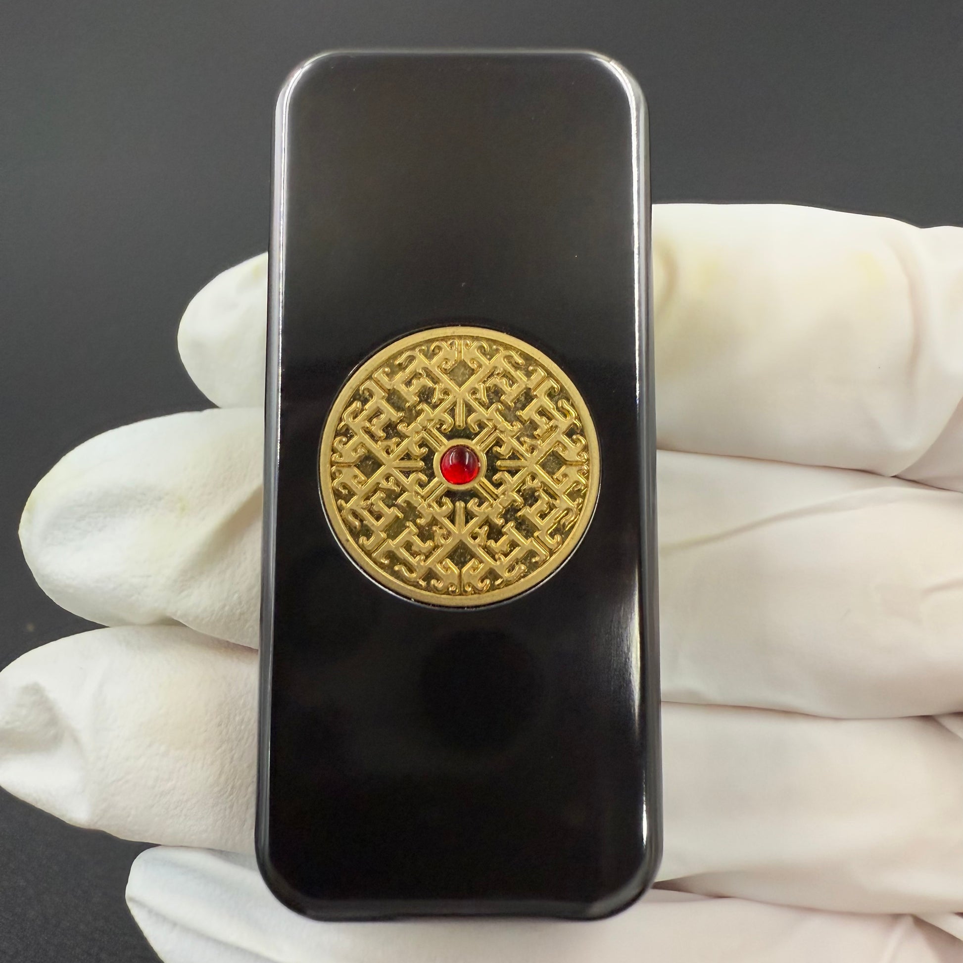 Brocade & Azure Paperweight Zirconium