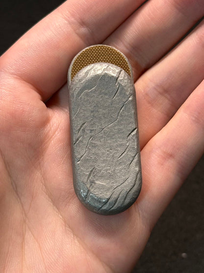 Top B Stainless Steel Stone Textured Engraved