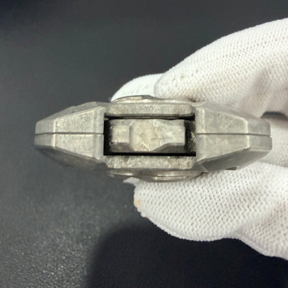 Mortise and Tenon Crystallized Titanium