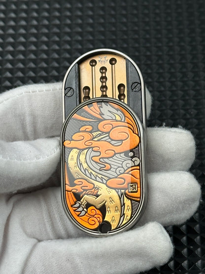 Couture Dragon Rhythm Titanium Resin-Sealed