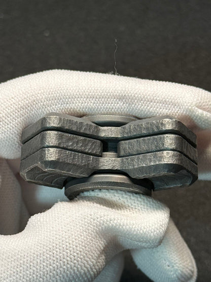 Frog Stainless Steel Stone Textured Engraved