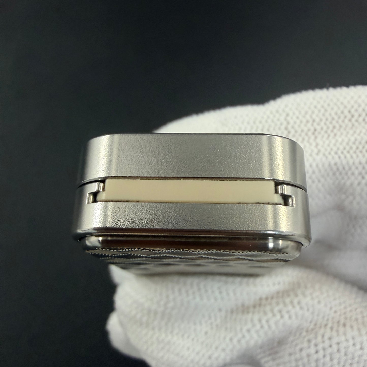 Guilloch Stainless Steel Titanium