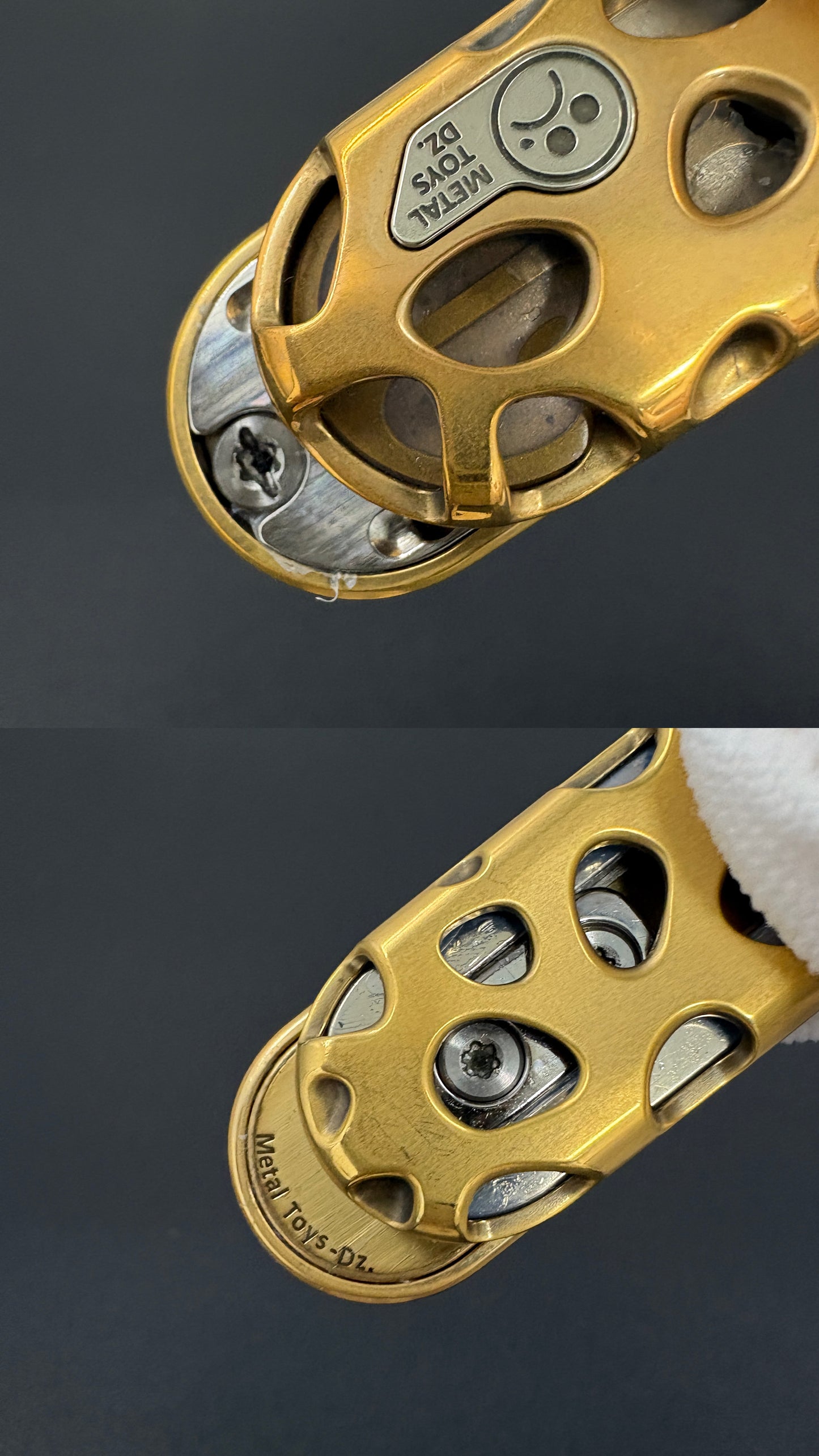 Top B Fingerprint Brass