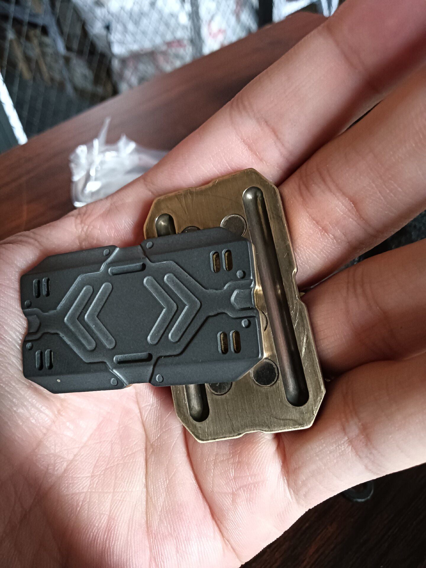 Warshield Slider Zirconium Brass