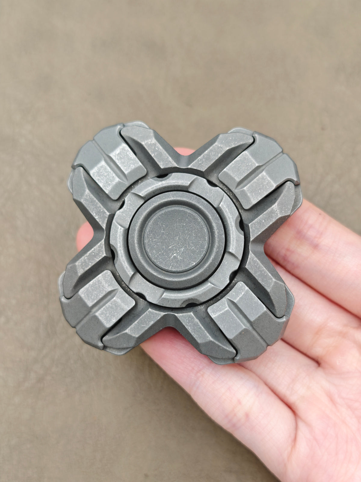 Armor Pie Shell Opening Titanium Stonewashed