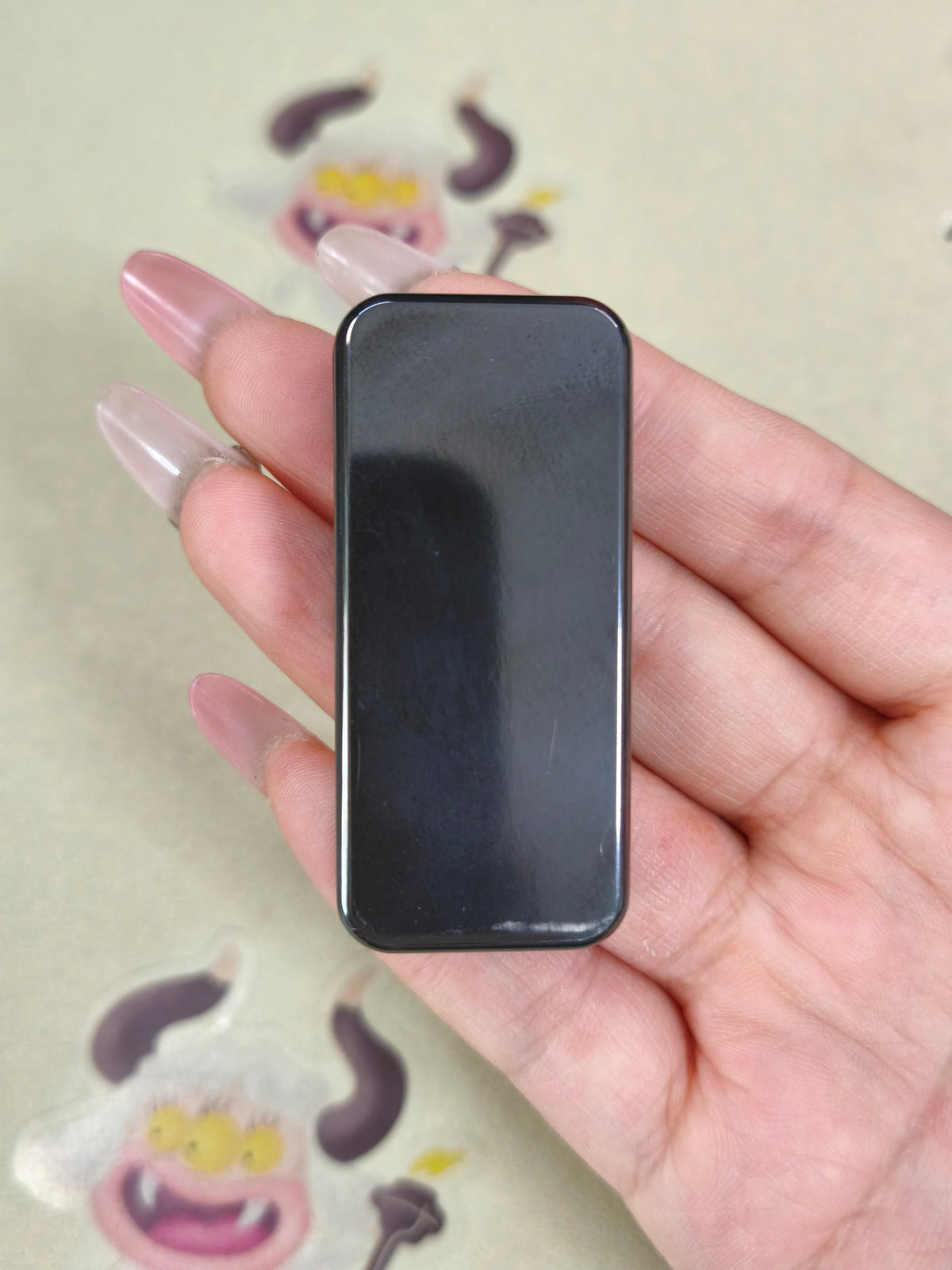 Brocade & Azure Paperweight Zirconium Polished