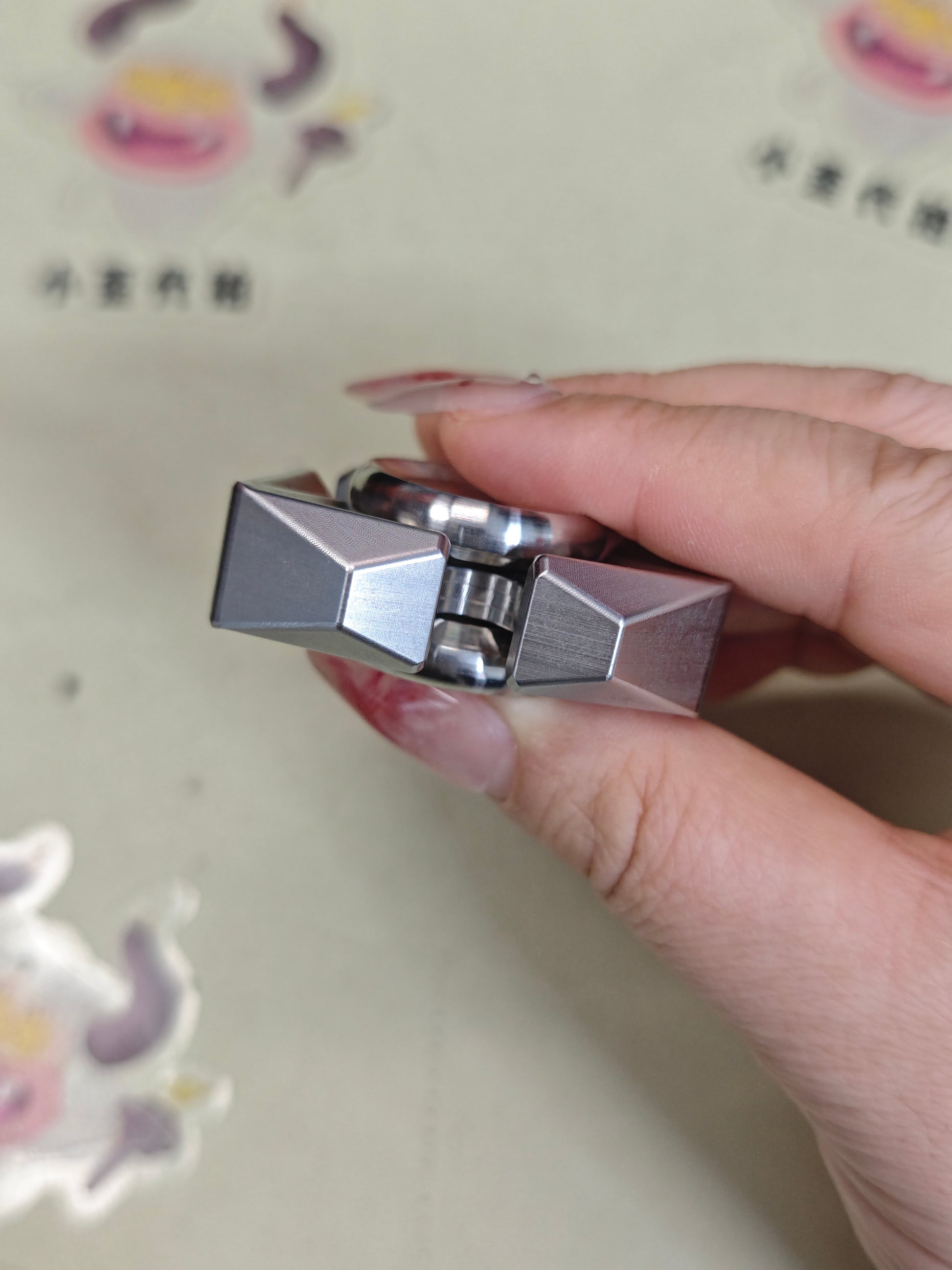 Tri Leaf Crossbone Stainless Steel
