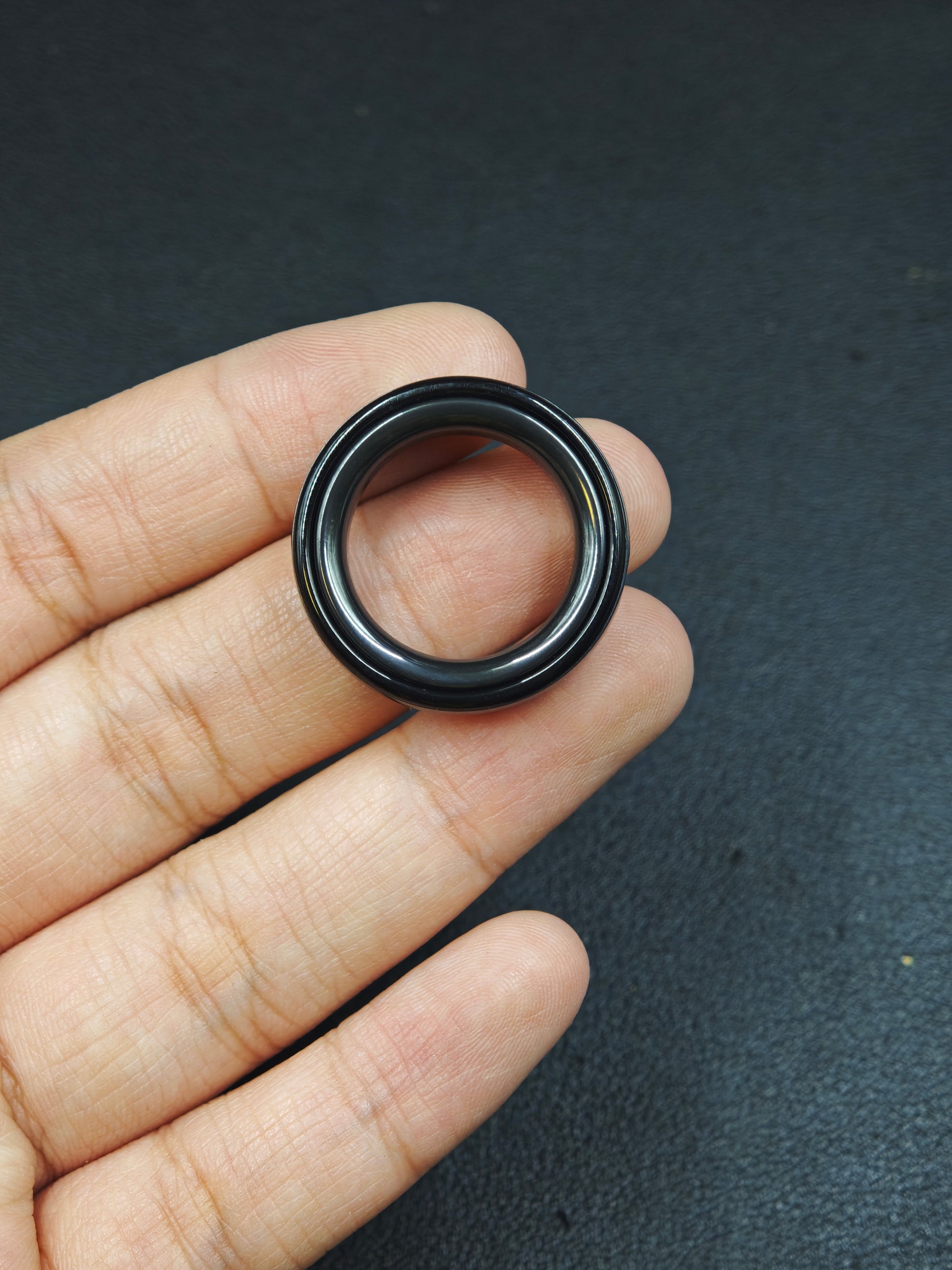 Mechanic I Ring Slim Zirconium