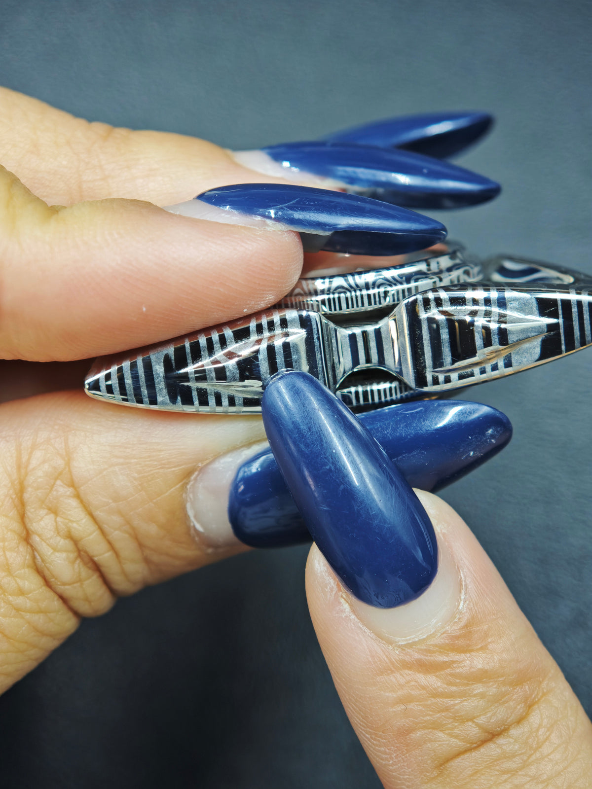 Shanhai Chongming Damasteel Etched