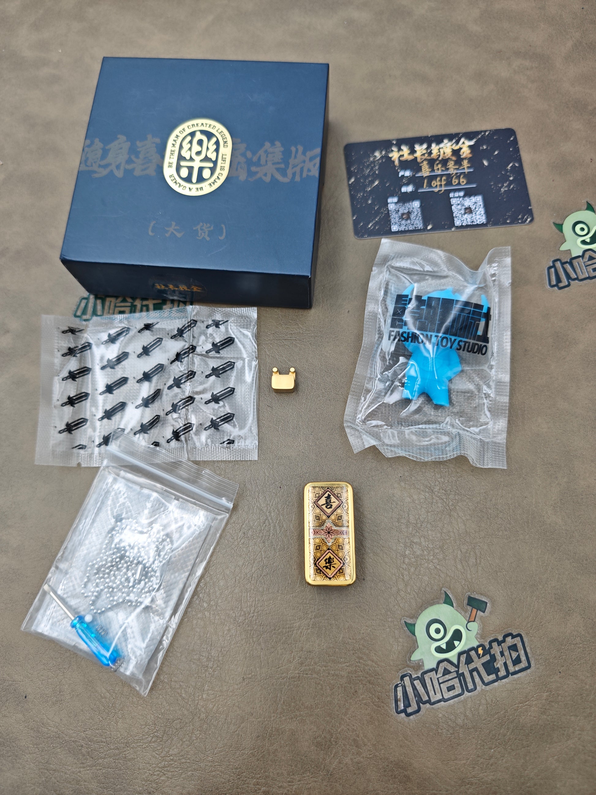 Joyful Titanium Gold Plated Resin-Sealed Limited 66