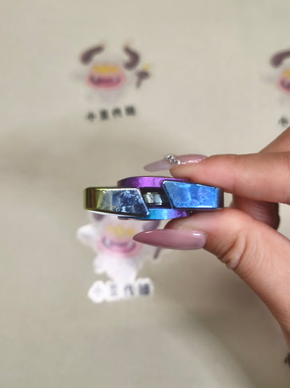 Spinner Crystallized Titanium
