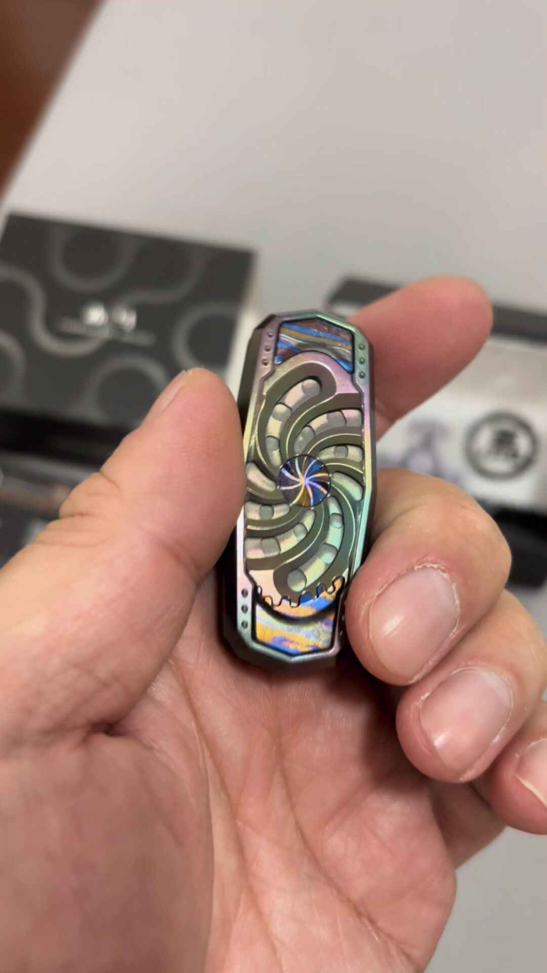 Chimago EDC | Tibetan Myth & Garuda Fidget Sliders | TRB – TRB