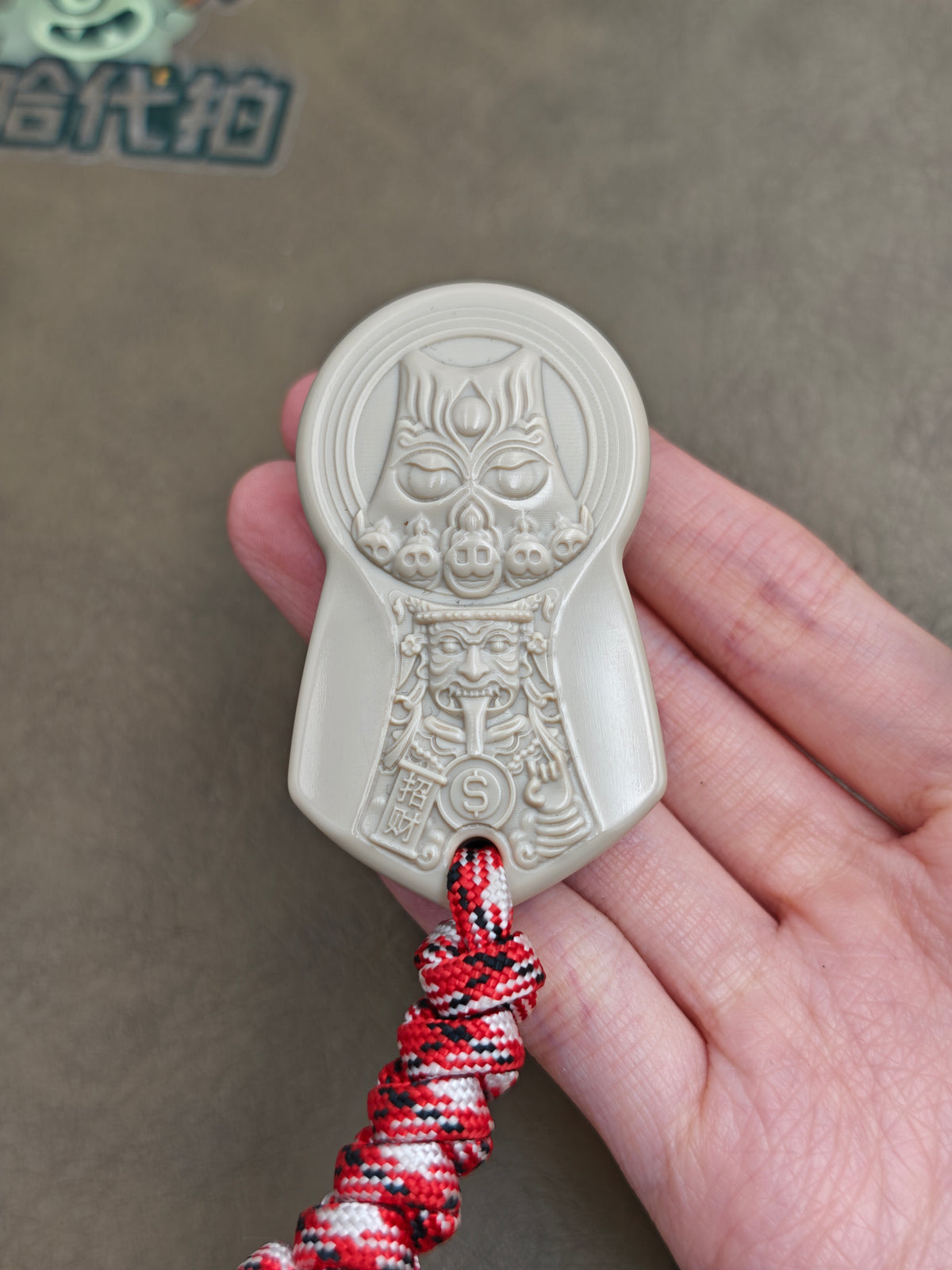 Demon Subduing Toga Tangcao Pattern PEEK Engraved