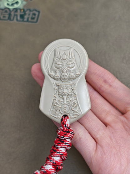 Demon Subduing Toga Tangcao Pattern PEEK Engraved