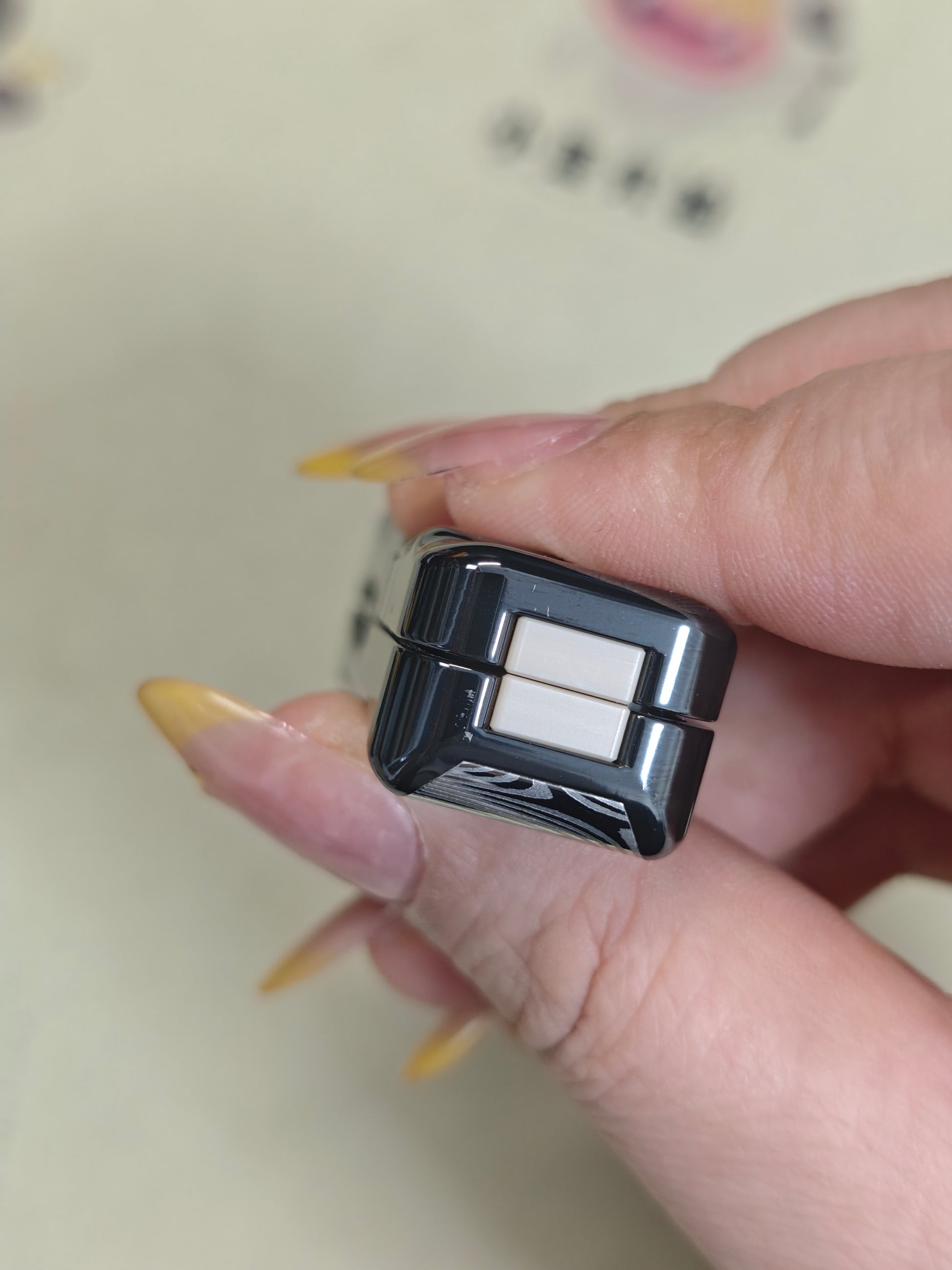 Snake Zirconium Damasteel PEEK