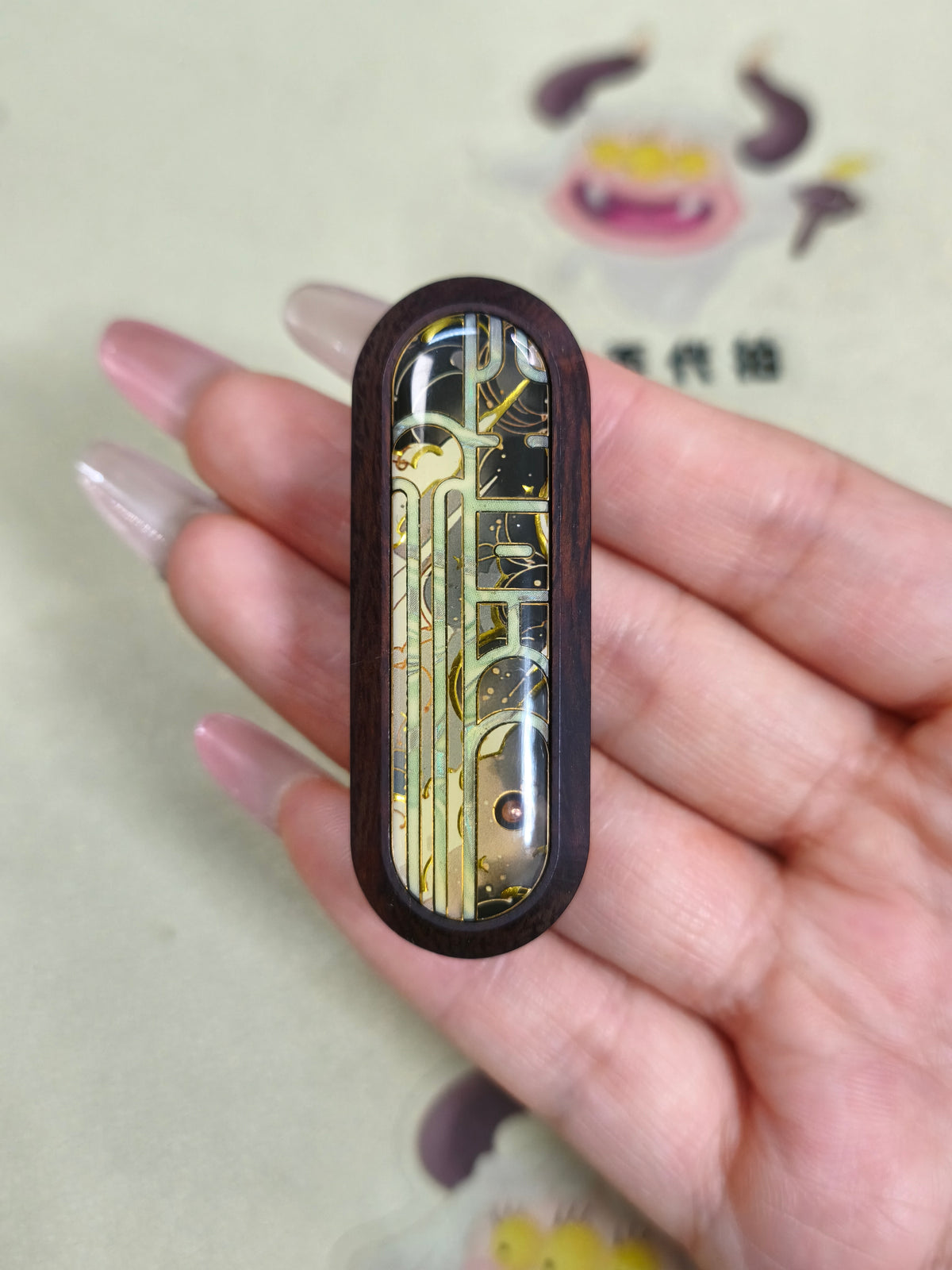 Lucky Draw Stabilized wood Resin-Sealed