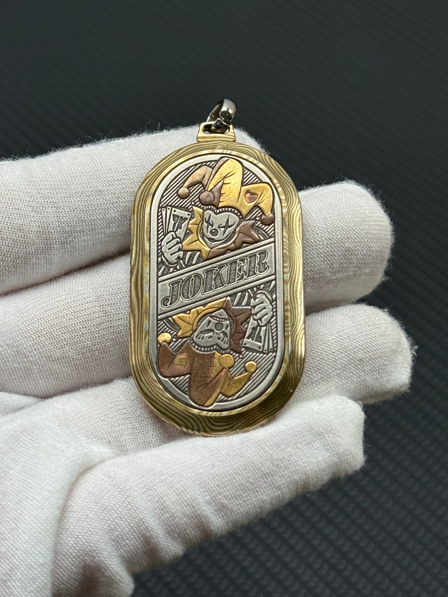 Glide Mokume Engraved Polished