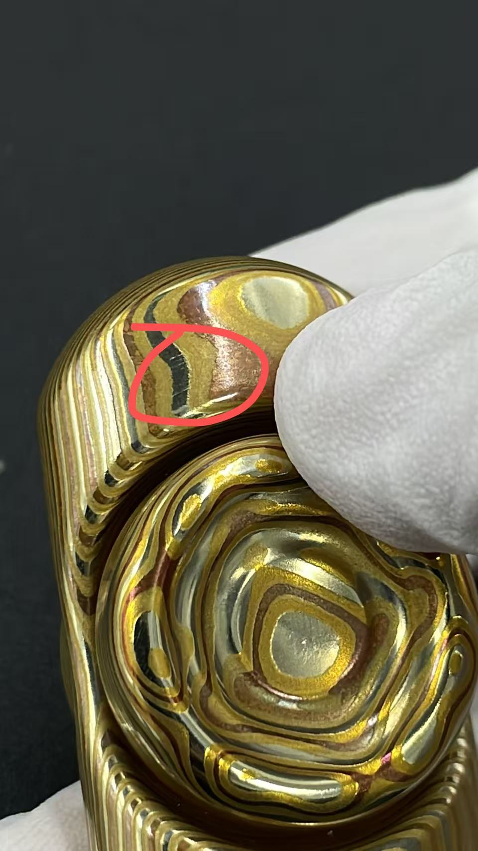 Origin Point Copper Mokume