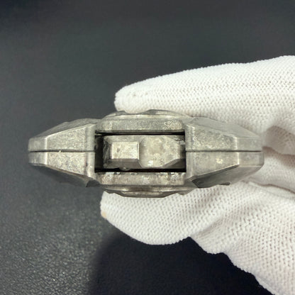 Mortise and Tenon Crystallized Titanium
