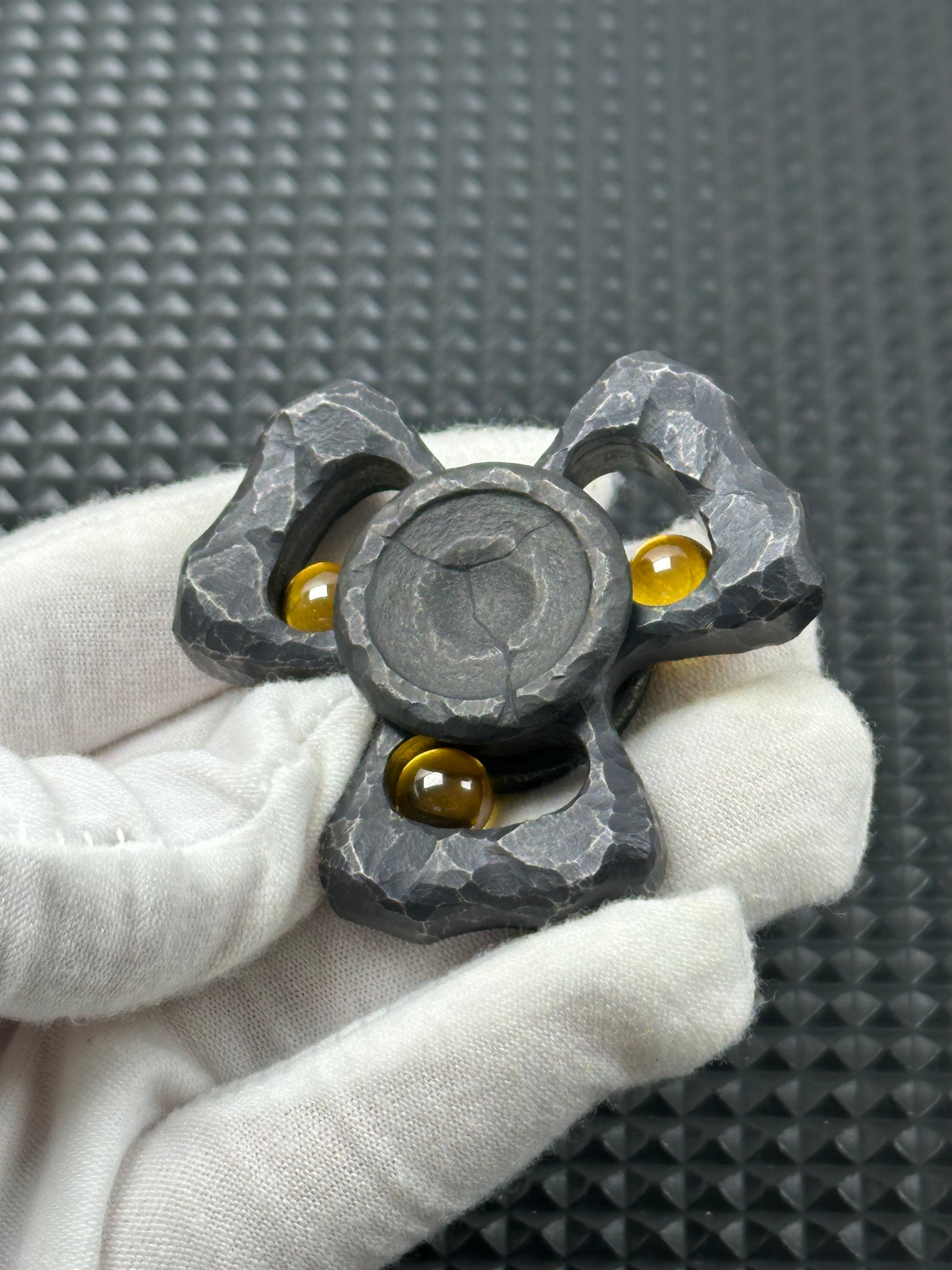Kiva Tungsten Stone Textured