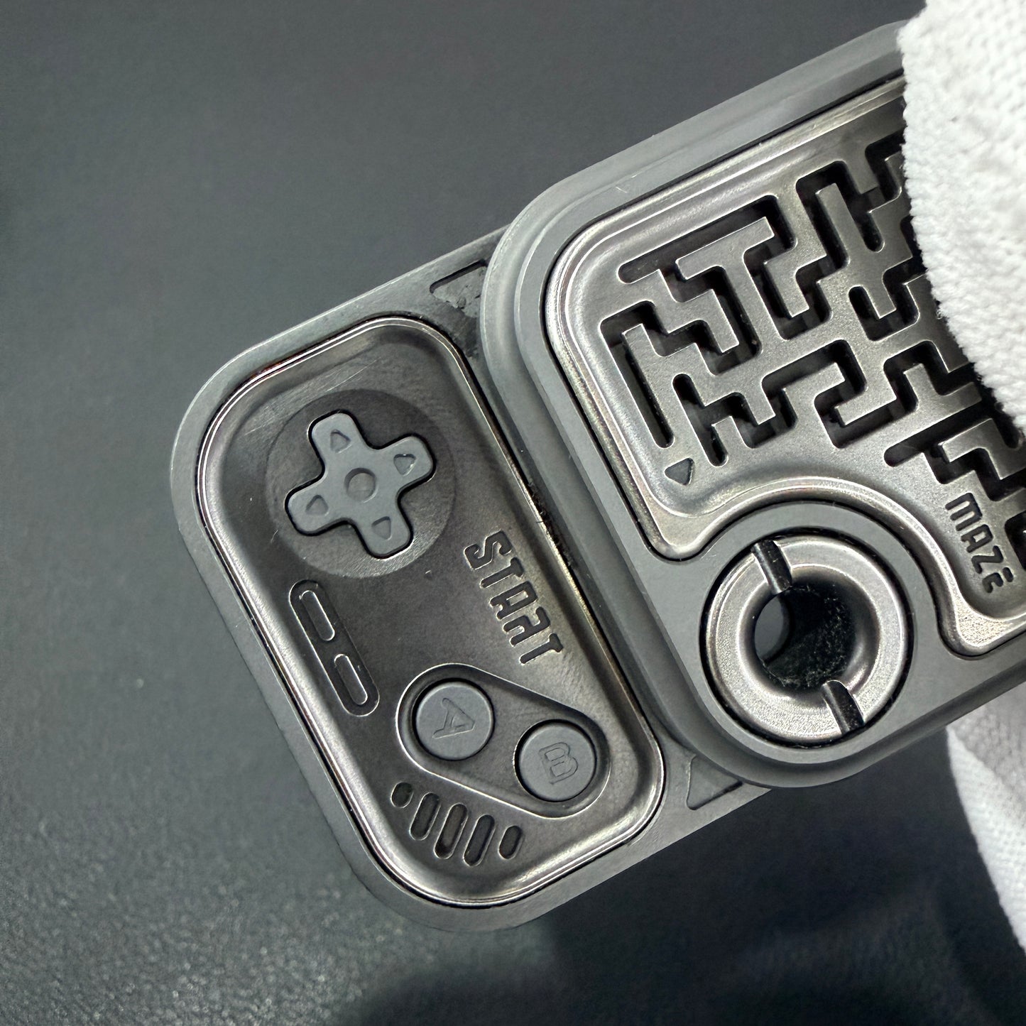 MAZE BLOCK Zirconium Stainless Steel
