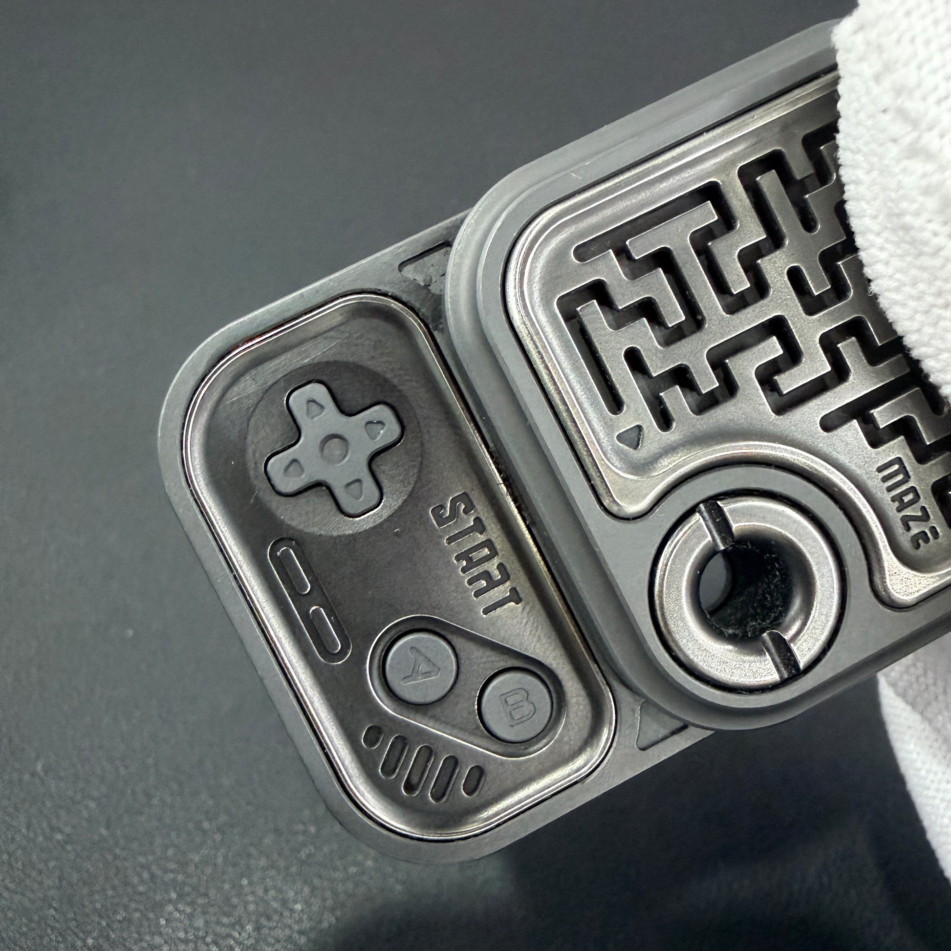 MAZE BLOCK Zirconium Stainless Steel