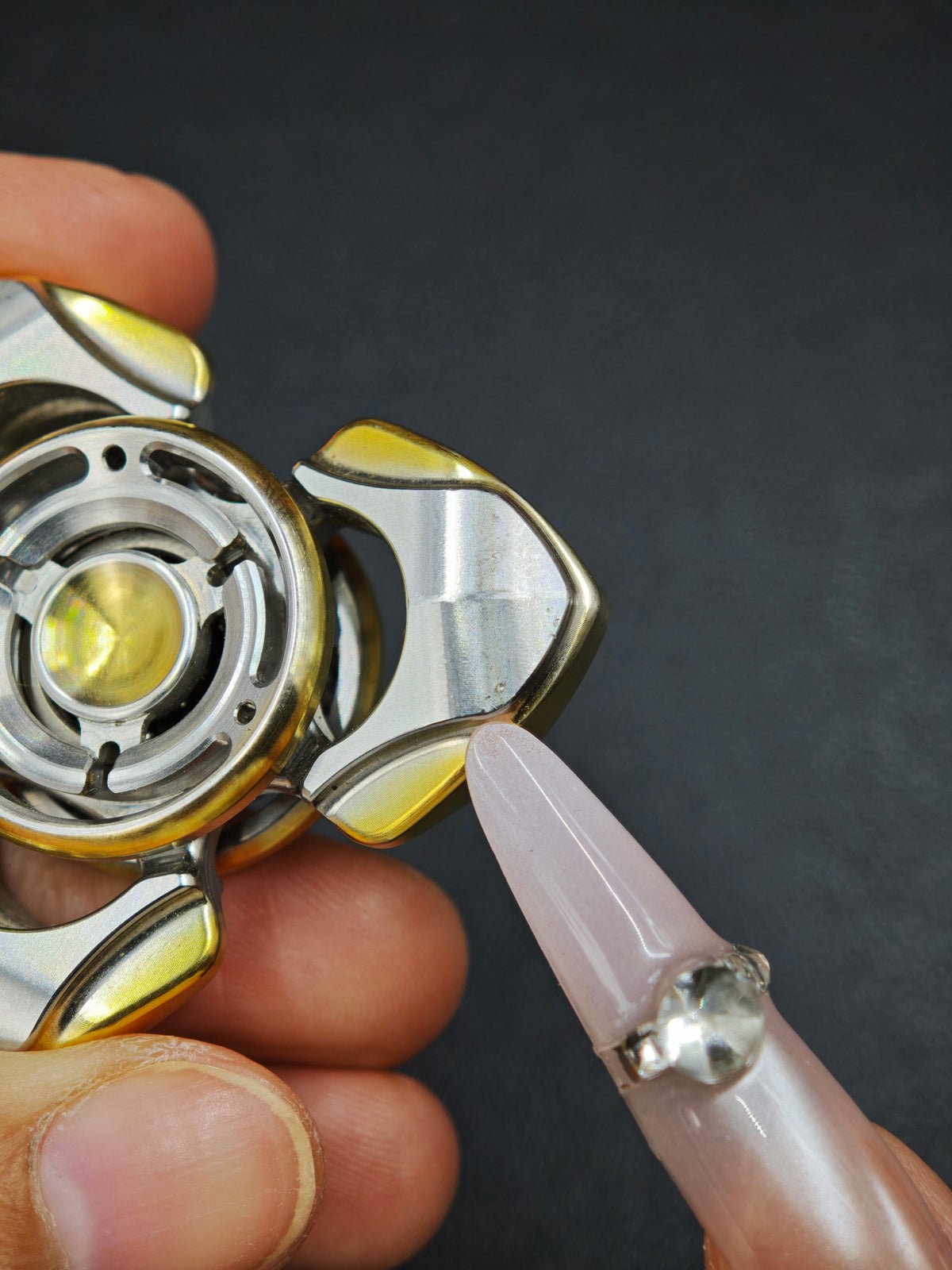 Toothless Mini Pearl White Stainless Steel