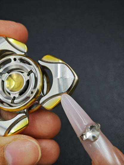 Toothless Mini Pearl White Stainless Steel