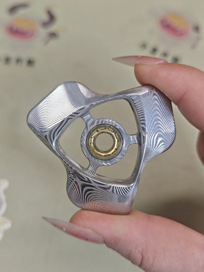 Phantom Dual Leaf Damasteel