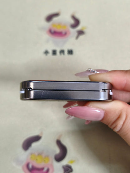 Ming Yin Titanium Color-Anodized Engraved