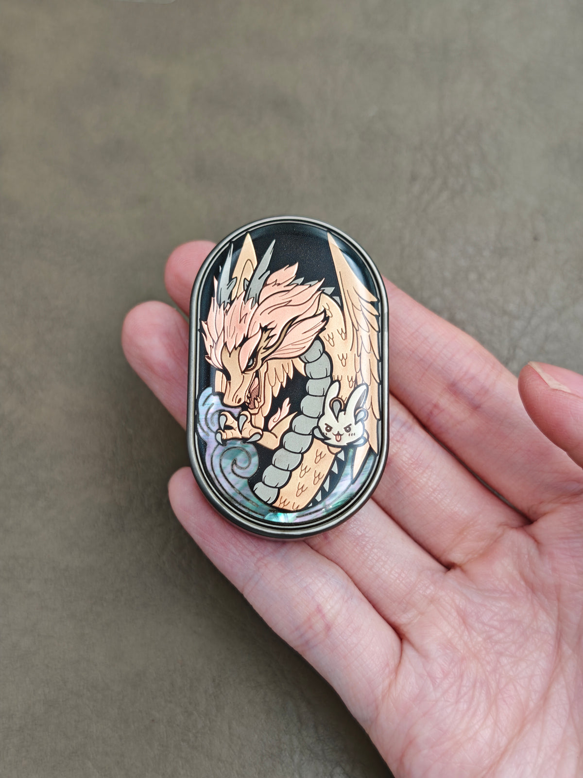 Couture Dragon Rhythm Titanium Resin-Sealed
