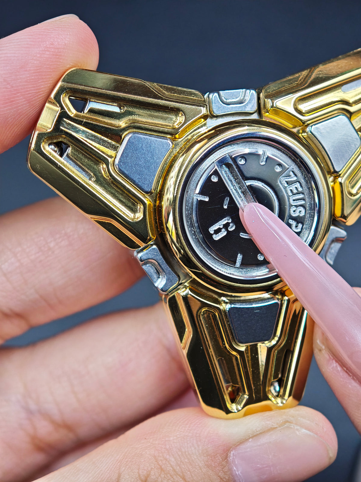 God of Time Stainless Steel Gold Plated