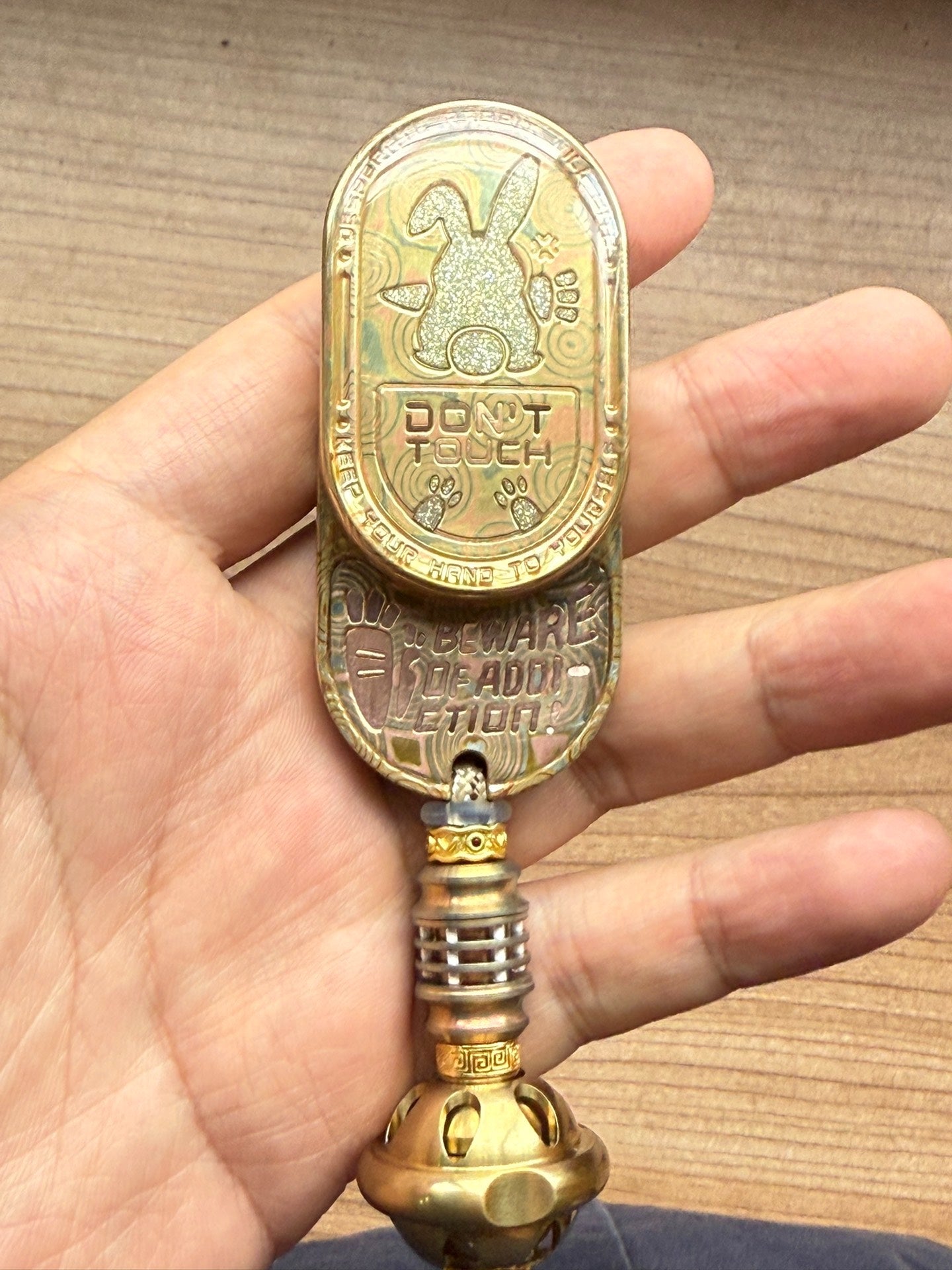 Groove Slider Mokume Resin-sealed