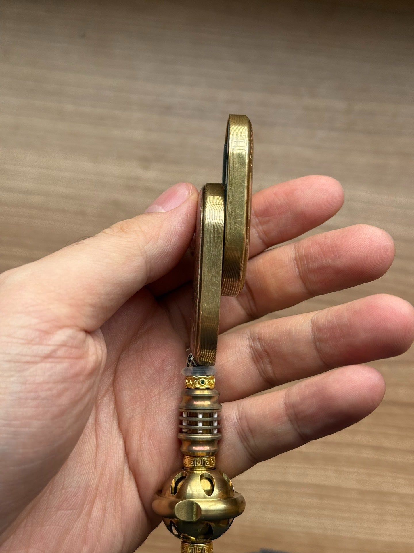 Groove Slider Mokume Resin-sealed