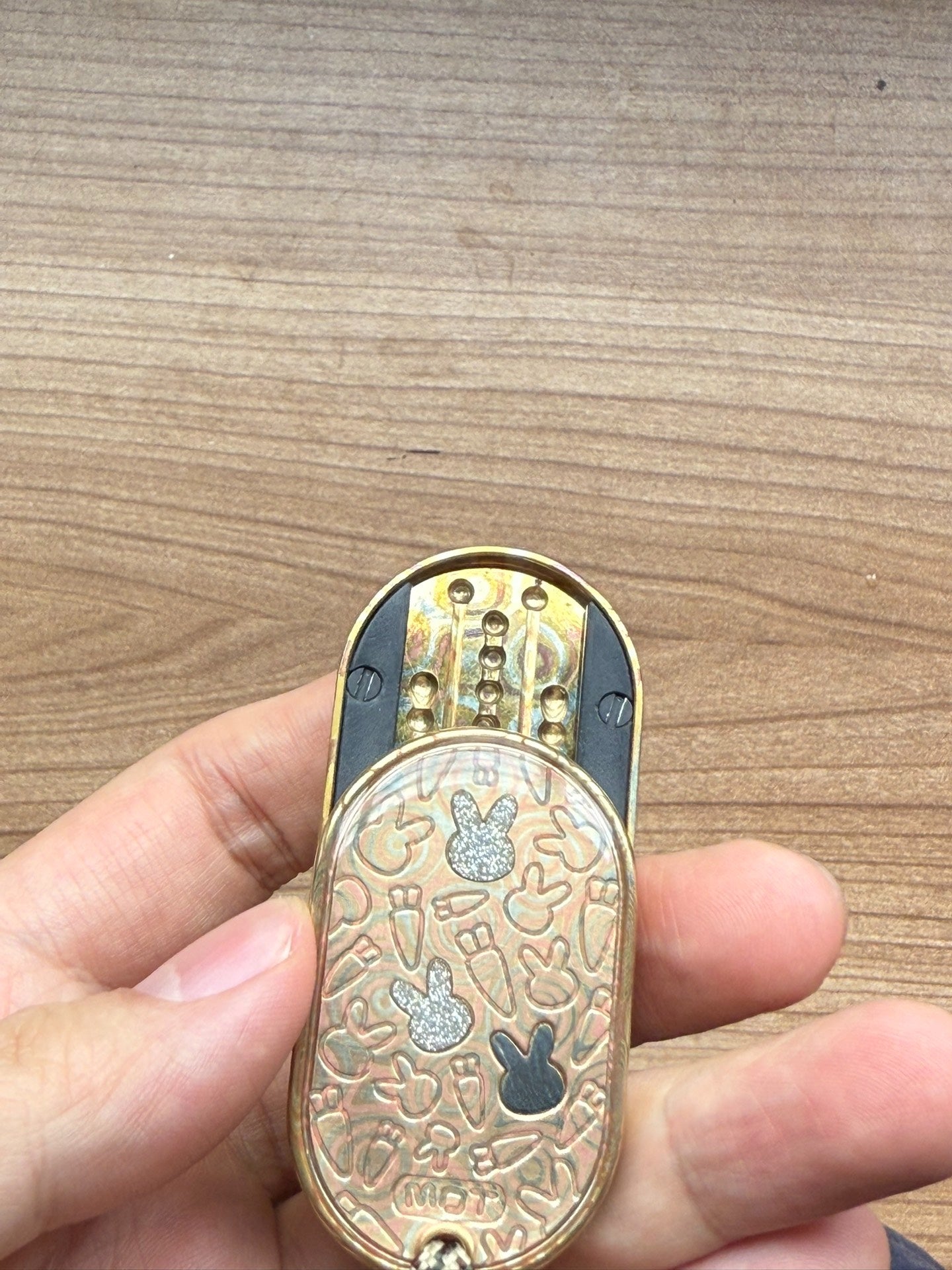 Groove Slider Mokume Resin-sealed