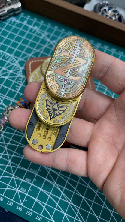 Groove Zirconium Oil Slick & MIX Zirconium Oil Slick Set Gold plated Set